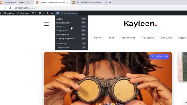 offCanvas Content | Kayleen - Blog & Magazine WordPress Theme смотреть онлайн
