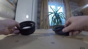 Манжета резиновая переходная 123 на 110 с чугунной на пластиковую канализационную.