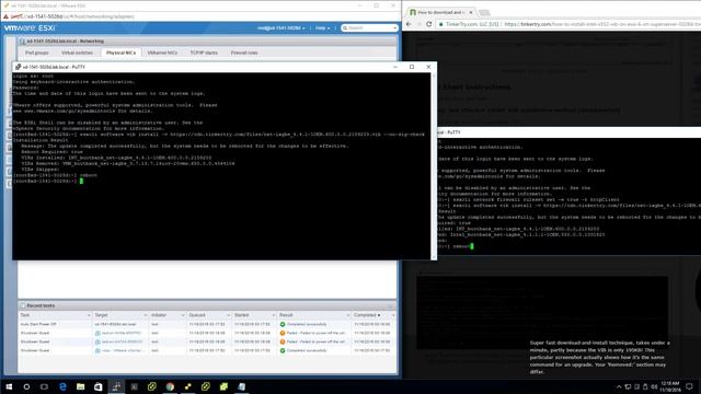 How to add Intel X552/X557 10GBase-T driver VIB to VMware ESXi 6.x on Supermicro Xeon D SuperServer смотреть онлайн