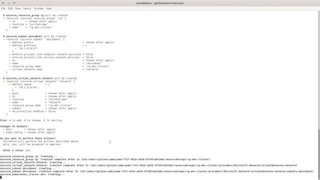 Creating a Kubernetes cluster in Azure with Terraform смотреть онлайн