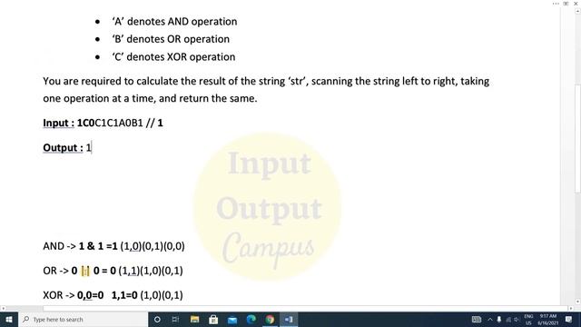 Accenture Latest Coding Question 2021 | Operation of Binary String смотреть онлайн