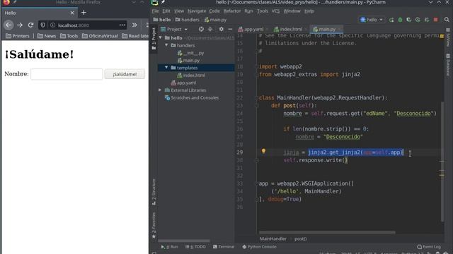 Python GAE: jinja2 смотреть онлайн