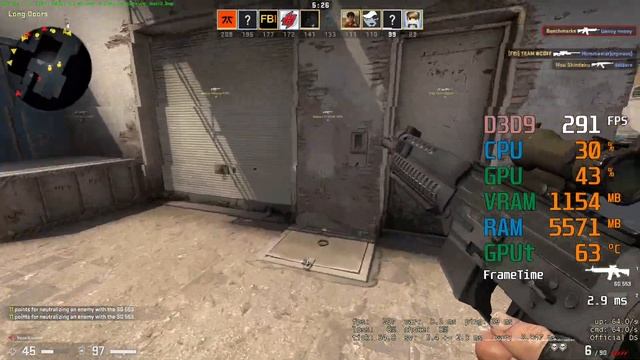 GeForce RTX 2060 -- AMD Ryzen 3 3300X -- CSGO FPS Test смотреть онлайн