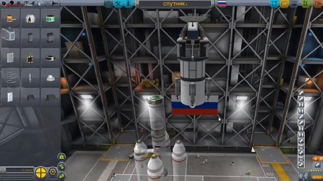 Kerbal Space Program продолжаем стоить систему спутников и готовить высадку на луну смотреть онлайн