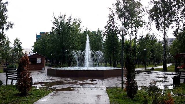 Фонтан в Нефтекамске смотреть онлайн
