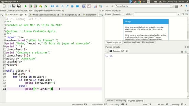 Juego del ahorcado: Python (Básico) смотреть онлайн