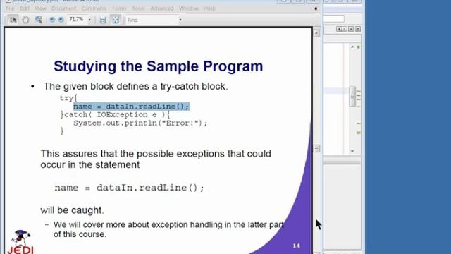 GETTING INPUT FROM KEYBOARD- JAVA TUTORIAL VIDEO 3 смотреть онлайн