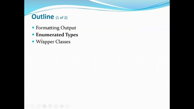 Java Predefined Classes: Formatting Output, Enumerated Types and Wrapper Classes смотреть онлайн