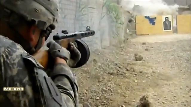 Трофейный ППШ в Ираке Пистолет пулемет Шпагина смотреть онлайн