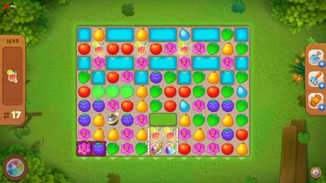 1649 Gardenscapes Hard Level Прохождение Игры смотреть онлайн