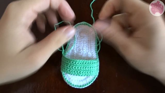 Sapatinho De Croche - Sandalia - Profª Fernanda Reis