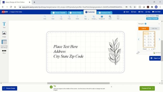 Help with Avery Design & Print Online смотреть онлайн