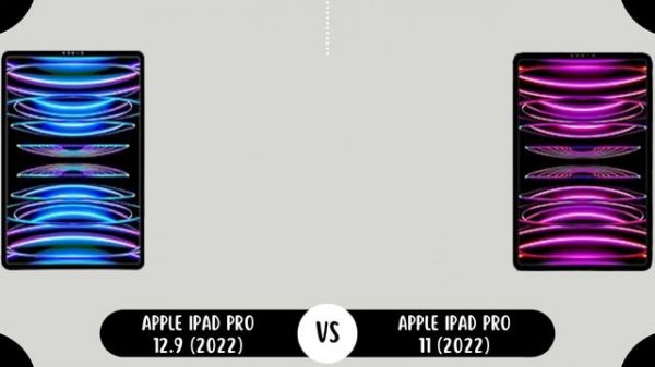 Apple iPad Pro 12.9 2022 VS Apple iPad pro 11 2022. New Apple iPads 2022