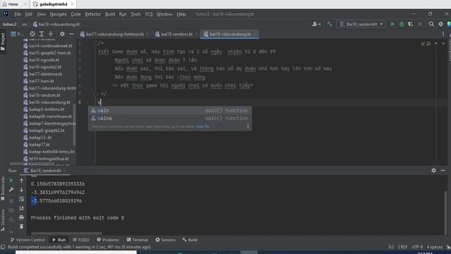 18. [ Android kotlin ] thư viện random kotlin - số ngẫu nhiên - tuhoc.cc смотреть онлайн