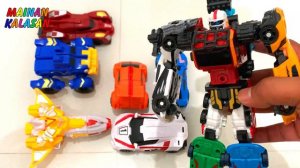 TOBOT Athlon Magma 6, Mini Champion, Galaxy Tritan Combine | Robot Transform Cars Truck |Mainan Toy