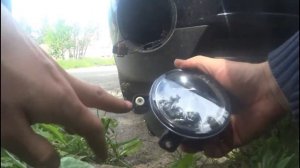 Ford mondeo 3 Замена лампы  птф и решение возникающих при этом проблем.