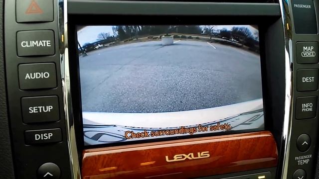 Lexus ES350 Park Assist Explanation