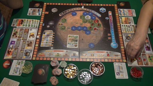 174 Покорение Марса 2/2 часть играем в настольную игру. Terraforming Mars смотреть онлайн
