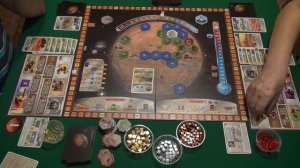 174 Покорение Марса 2/2 часть   играем в настольную игру. Terraforming Mars