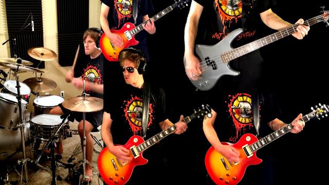 Dead Horse - Guns N' Roses Guitar (Solo) Bass Drum Nutcracker Cover + Tabs смотреть онлайн