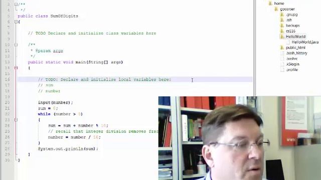 cs 116 exercise02b - NetBeans Scanner Structorizer java SumOfDigits смотреть онлайн