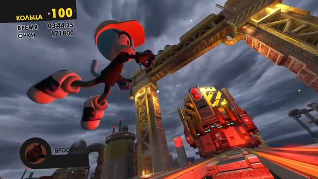 SONIC FORCES: Геймплей прохождение уровень Химзавод PS4 Проходит Дочка смотреть онлайн