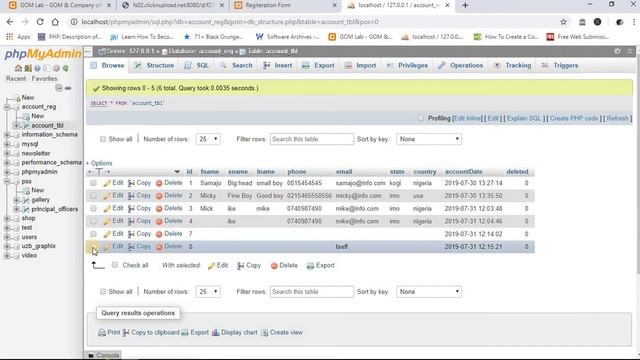 user registration using php and mysql database смотреть онлайн