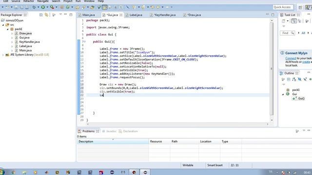 Java Oyun - Brick breaker - Frame Oluşturme #1 смотреть онлайн