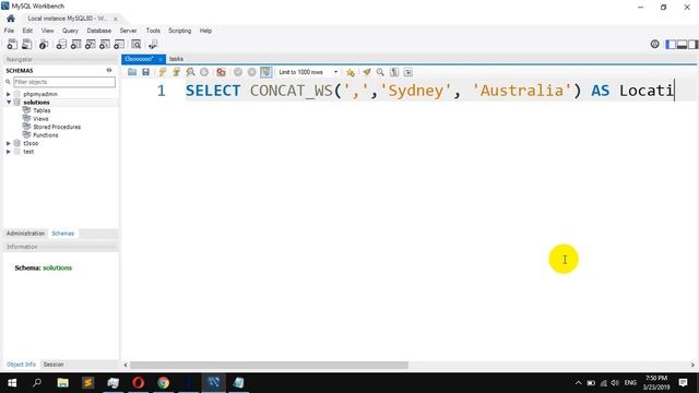 How to Add a Separator to a Concatenated String in MySQL – CONCAT WS смотреть онлайн