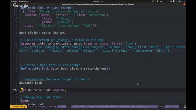 Practicalli Clojure 23 - Maria.cloud - animation with text and graphics смотреть онлайн