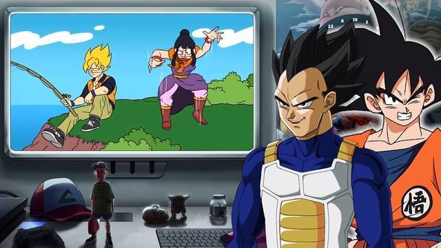 Vegeta And Goku React To JUST CHICHI, Dragon Ball Parody смотреть онлайн