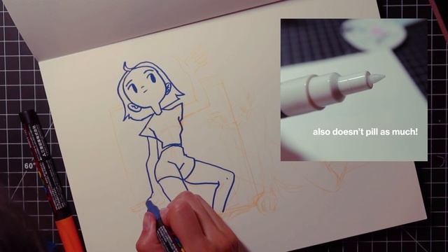 Drawing Tips: Sketching with POSCA Markers смотреть онлайн