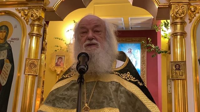 О. Валериан Кречетов. Проповедь от 12.06.2022г.