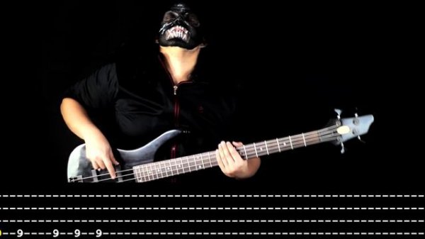 【SLIPKNOT】[ Eyeless ] cover by Cesar | LESSON | BASS TAB
