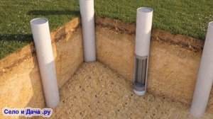 Как сделать дешевый и надежный свайный буронабивной фундамент  из труб, для дома, своими руками