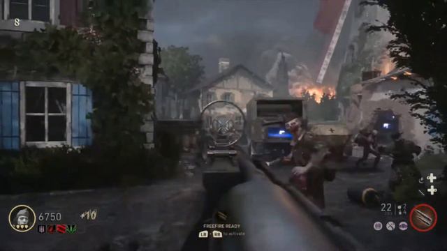 Call of duty WWII zombie wiht funny sound effect смотреть онлайн
