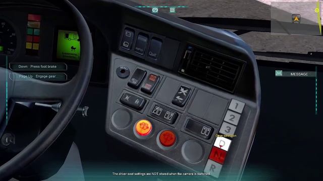Прохождение Bus Simulator #1 - Как завести автобус. смотреть онлайн