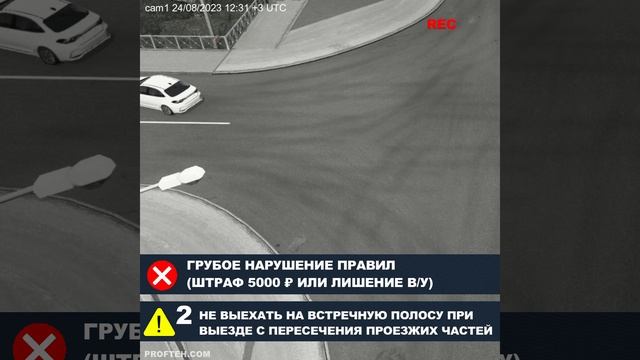 Траектории поворота на перекрестке смотреть онлайн