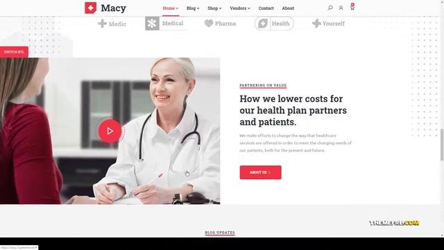 Macy - medicine WooCommerce Theme organic electronics Momoka смотреть онлайн