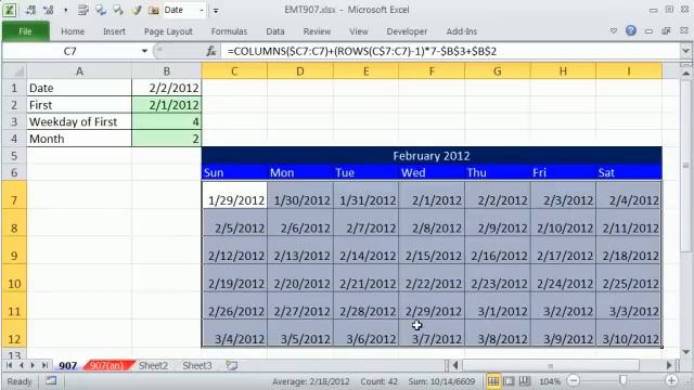 Excel Magic Trick 907: How To Make Excel Calendar (4 Examples) смотреть онлайн