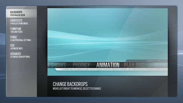 XBMC AEON - Adding a item to the home menu Demo2 смотреть онлайн