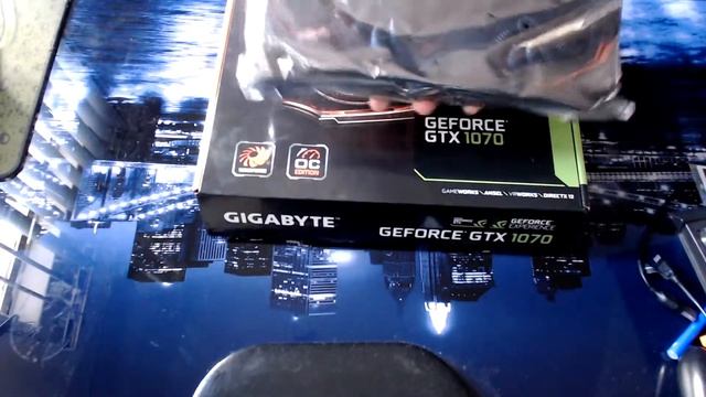 Unboxing Gtx 1070 GIGABYTE GV-N1070WF2OC-8GD смотреть онлайн