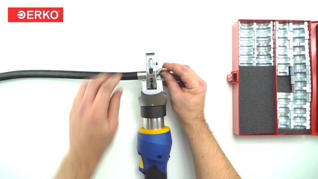 #9 | ERKO | Crimping Tubular Cable Lugs | EPZC 300 Battery Powered Hydraulic Press
