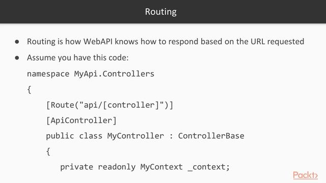 Full Stack Development with React and ASP.NET Core 2 : WebAPI for Backend | packtpub.com смотреть онлайн