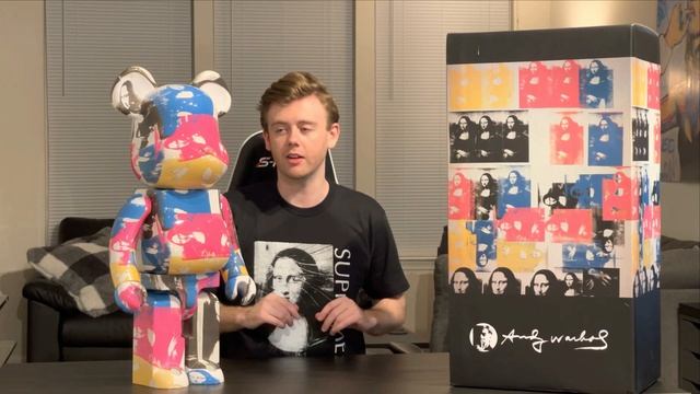 Bearbrick 1000% Unboxing & Review - Andy Warhol Double Mona Lisa Multicolor (Be@rbrick)