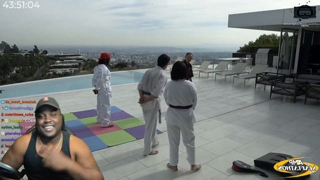 Kobra Kai Cenat! Kai Learns Karate Reaction #kaicenat #rreaction смотреть онлайн