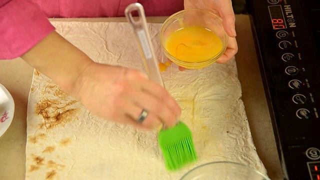 Яблочный штрудель из лаваша