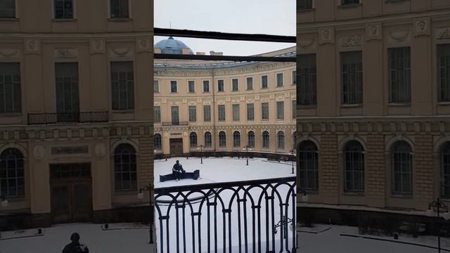 Академия художеств, Университетская набережная, Петербург. смотреть онлайн