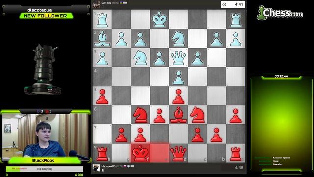 Chess.com Lichess.org Игра новичка в шахматы.21.05.2019 смотреть онлайн