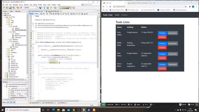Symfony 4 Tutorial #8 Eigene Abfrage-Funktion mit Doctrine erstellen смотреть онлайн